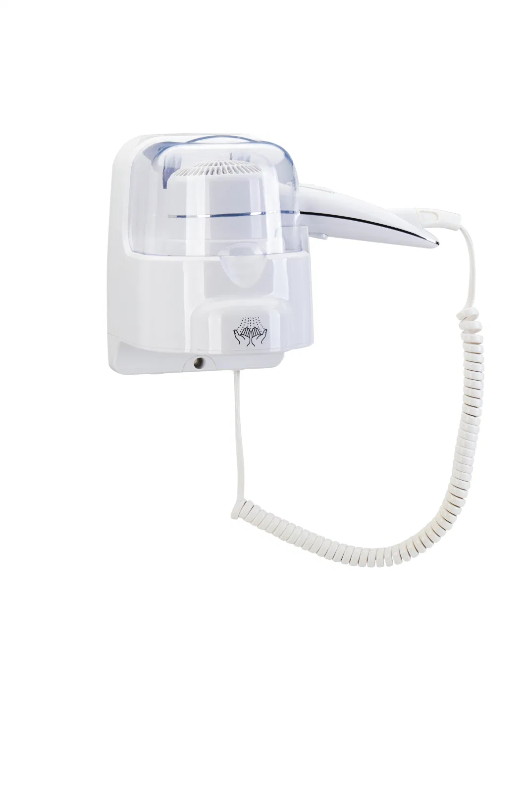 Wall-Mounted Hair Dryer Professional Electric Appliance Wall-Mounted Hand Dryer 1200W Plastic